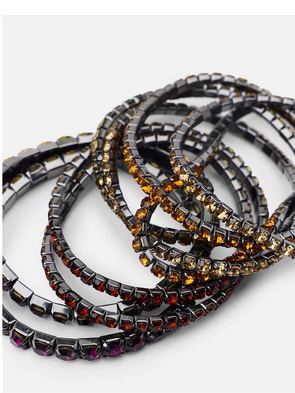 Zara Pack of Elastic Glitter Bracelets